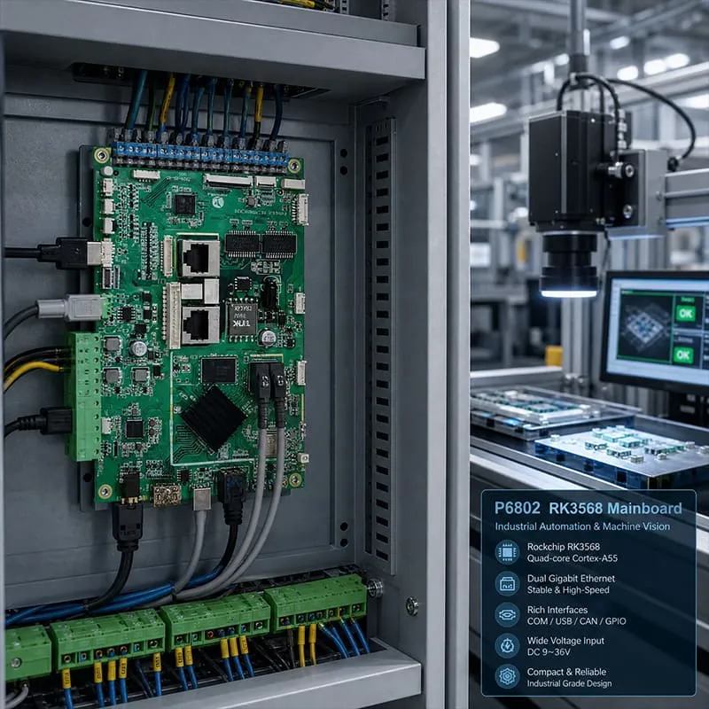 YC-P6802 RK3568 Mainboard