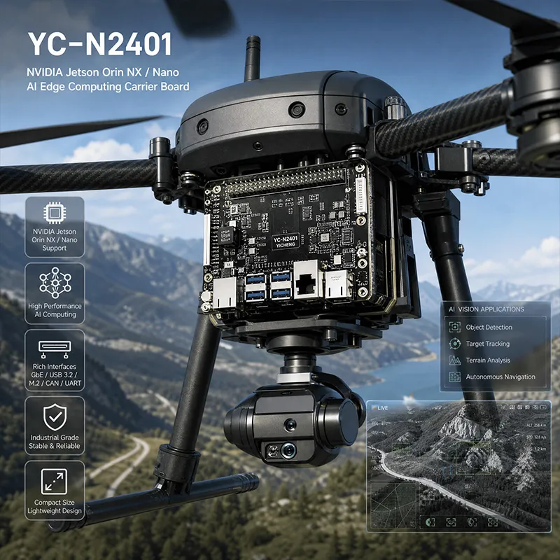YC-N2401 Industrial-grade AI edge Computing Carrier Board