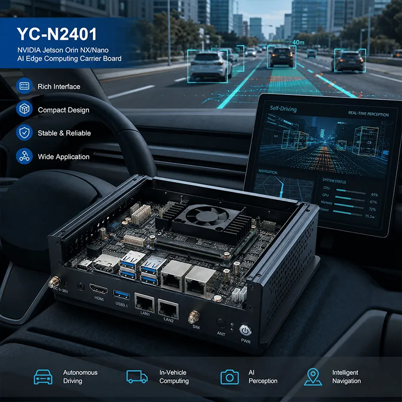 YC-N2401 Industrial-grade AI edge Computing Carrier Board