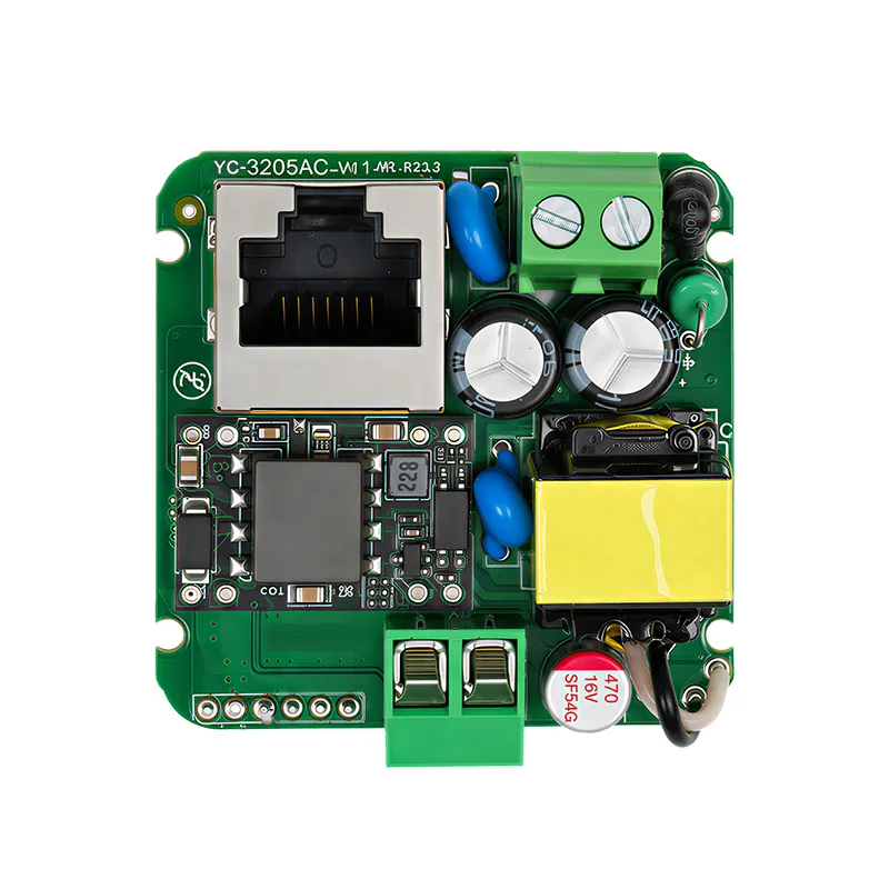 Industrial PoE Module with AC/DC Power Supply and RS485 Communication