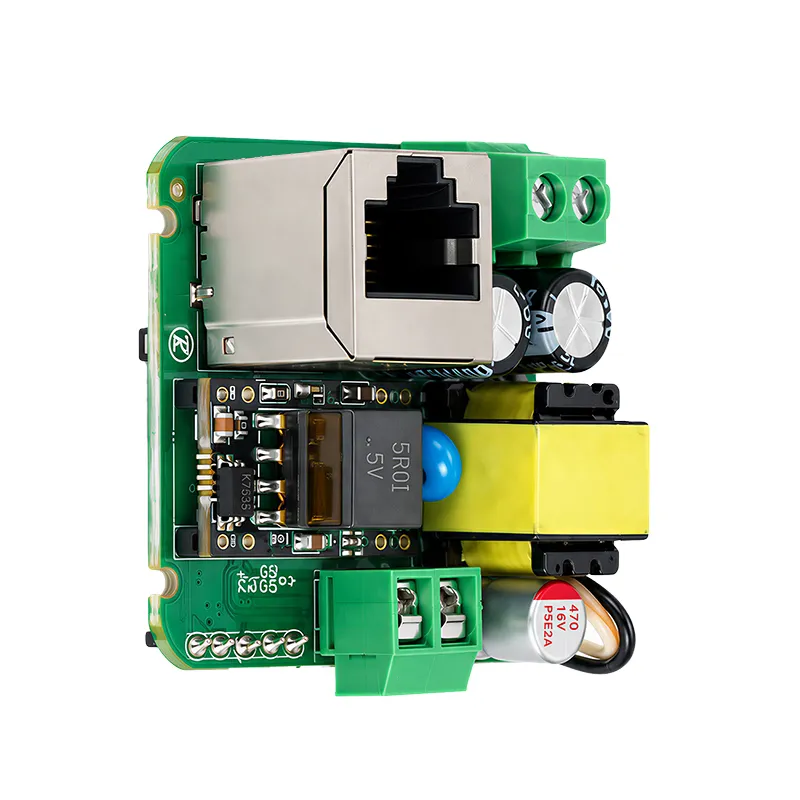 Industrial PoE Module with AC/DC Power Supply and RS485 Communication